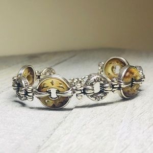 🌸Brighton Silver Tone Shell Bracelet